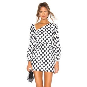 Andy Mini Dress in Black & White